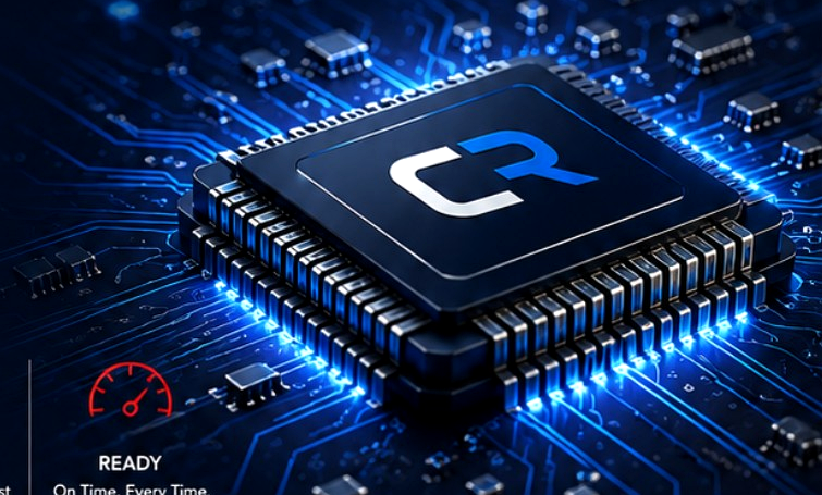 CR semiconductor chip engineering graphic